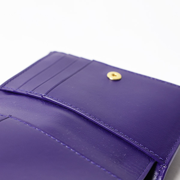 Bottega Veneta Wallet Coin Purse Purple - Picture 6 of 10